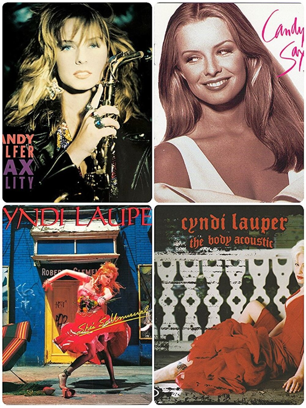Lot Of 4 Cyndi Lauper / Candy Dulfer CDs